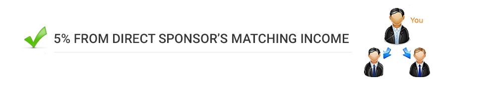 5% From Direct Sponsor's Matching Income